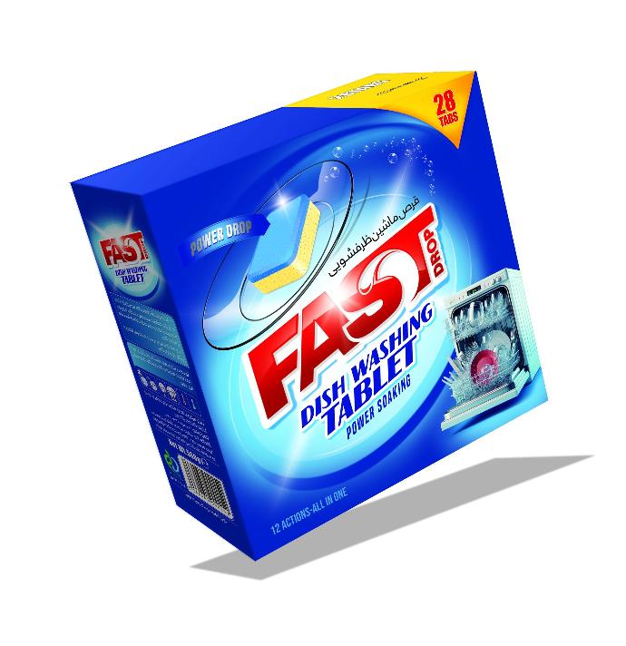 قرص ماشین ظرفشویی 28 عددی فست دراپ